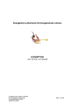 Konzeption zum Schutz vor Gewalt der Evangelisch-Lutherischen Kirchengemeinde Lohmen 