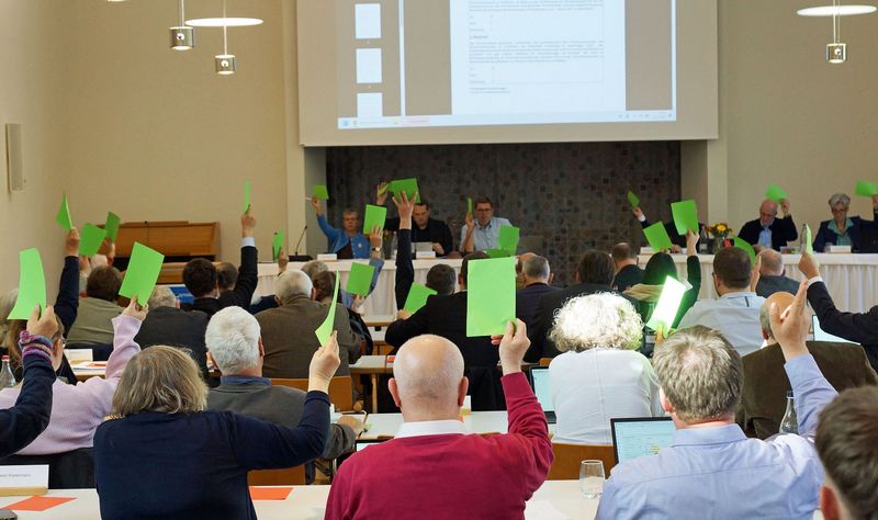 Die Synode stimmt ab
