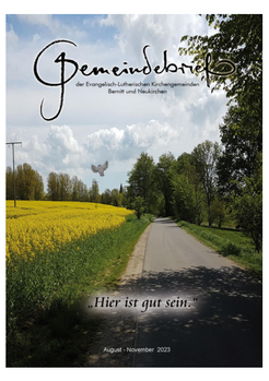 Gemeindebrief August -November 2023