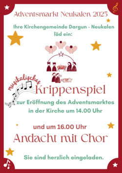 Krippenspiel in Neukalenim Rahmen des Adventsmarktes Krippenspiel in Neukalenim Rahmen des Adventsmarktes