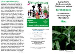 Kirchenbote März 2026