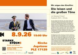 "Starke Stücke" Kirchenkino„Die leisen und die großen Töne“ "Starke Stücke" Kirchenkino„Die leisen und die großen Töne“