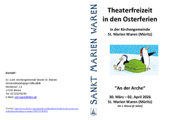 Einladung zur Theaterfreizeit April 2026