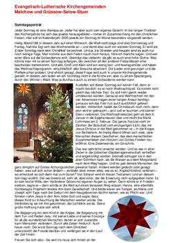 Aktuelle Nachrichten aus der Kirchengemeinde