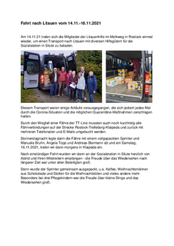 Fahrt nach Litauen 2021