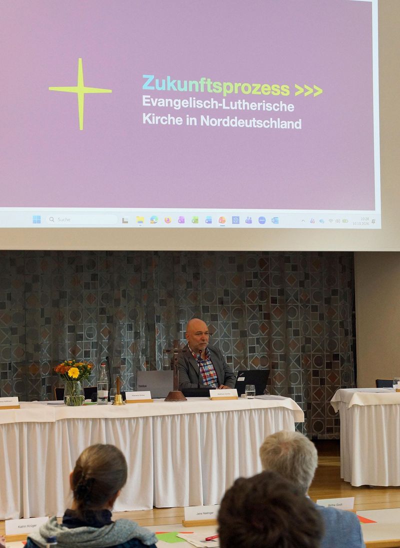 Pastor Andreas W. Lüdtke stellte den Stand des Zukunftsprozesses in der Nordkirche vor