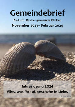 Gemeindebrief Nov. 2023 - Jan 2024