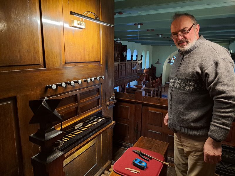 Foto: Hans-Joachim Kohl Der Orgelbauer Andreas Arnold
