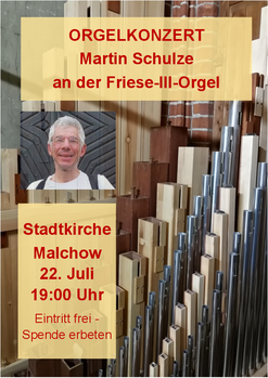 22. Juli: Orgelkonzert