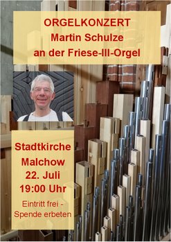 22. Juli: Orgelkonzert