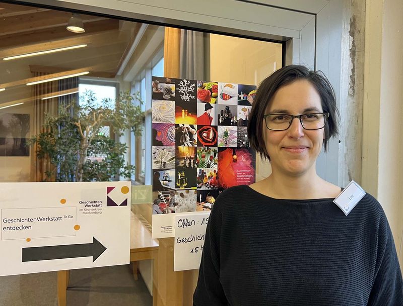 Lea Liepe von der Geschichtenwerkstatt