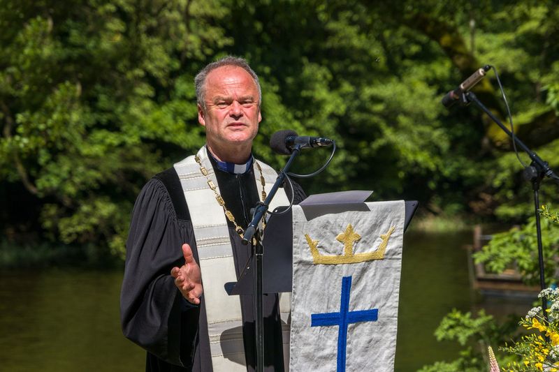 Bischof Jeremias predigt zu Christi Himmelfahrt Foto: Nordkirche