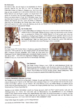 Informationen zum Inneren der Kirche