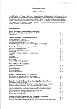 Friedhofsordnung Alt Bukow